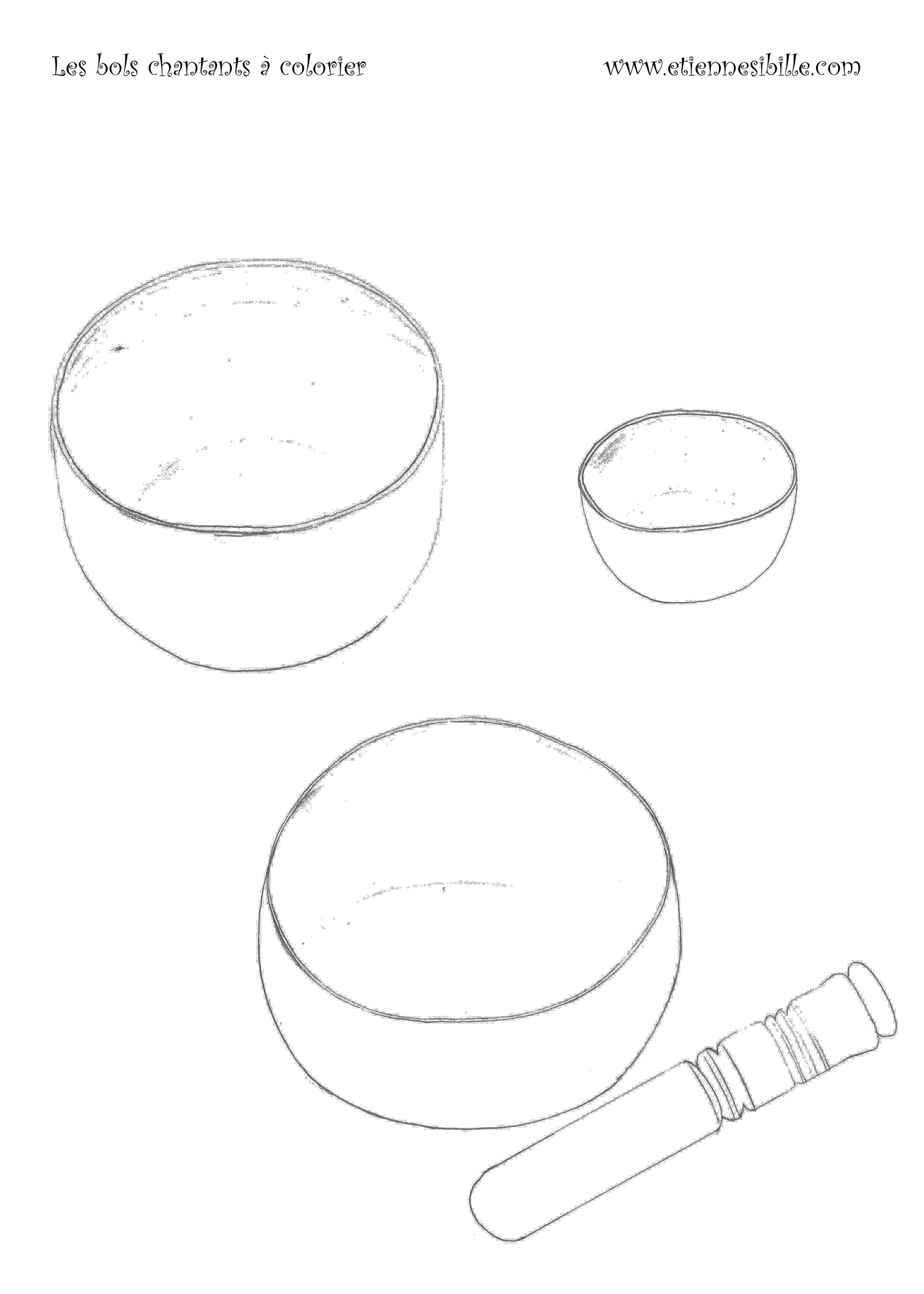 coloriage instrument bols chantants Etienne SIBILLE